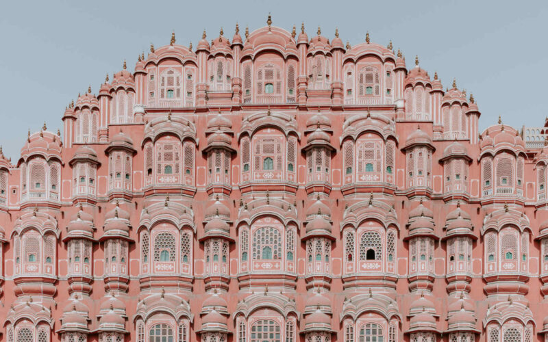 Hawa Mahal, the pink palace of Jaipur, India.